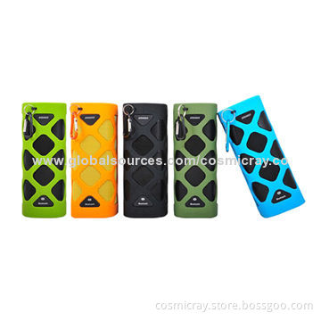 Round Bluetooth Speaker, Supports TF Card and Line-in